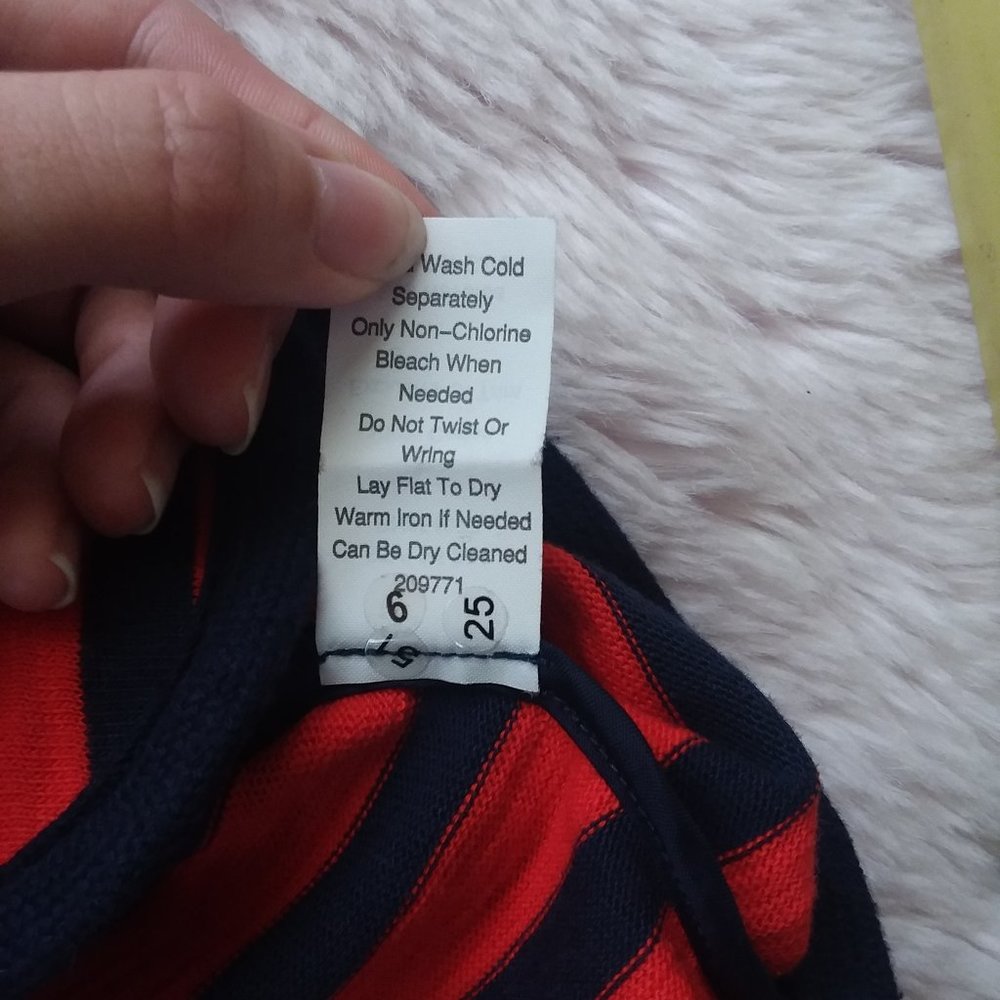 CAbi Nautical Navy & Red Striped Blazer - Picture 3 of 8